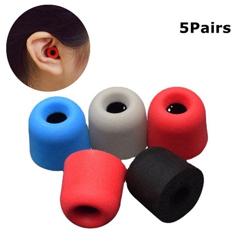 10Pcs Universal 4.5mm Memory Foam Tips Eartips For Earbuds IN-EAR Earphones - Picture 12 of 15