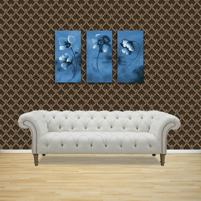 Miniatura per Casa Delle Bambole Marrone Classico Carta da Parati Design - Immagine 3 di 4