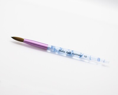 Mabas Nails   Top Quality Kolinsky Acrylic Round Nail Brush Size 10