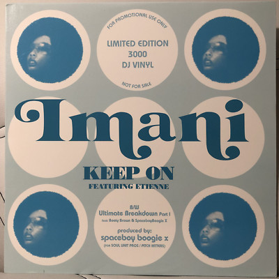 最終値下げ Imani Keep On 12インチ DJ Vinyl IMANI - KEEP ON / ULTIMATE BREAKDOWN (12