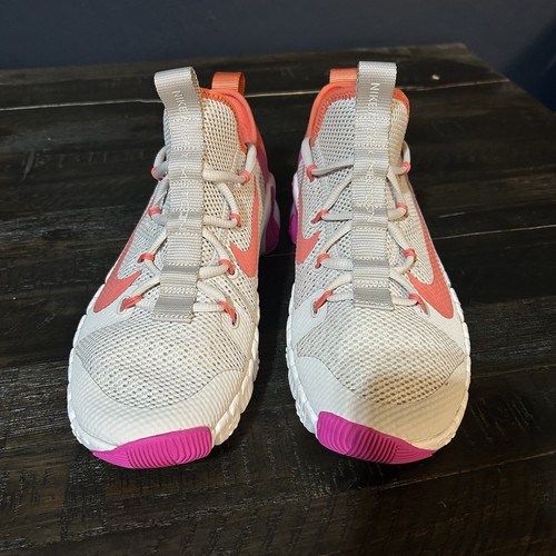 Nike donna Free Metcon 3 grigio/arancione-bianco Cj6314-068 taglia 11 - Foto 5 di 9