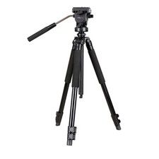 KingJoy VT-1200 Pro 62" Travel Video Tripod Fluid Ball Head,Handle,Quick Release