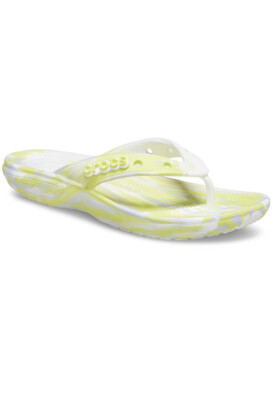 Unisex Sandals Crocs Classic Flip-Flop Marble Yellow Gray  display picture 1