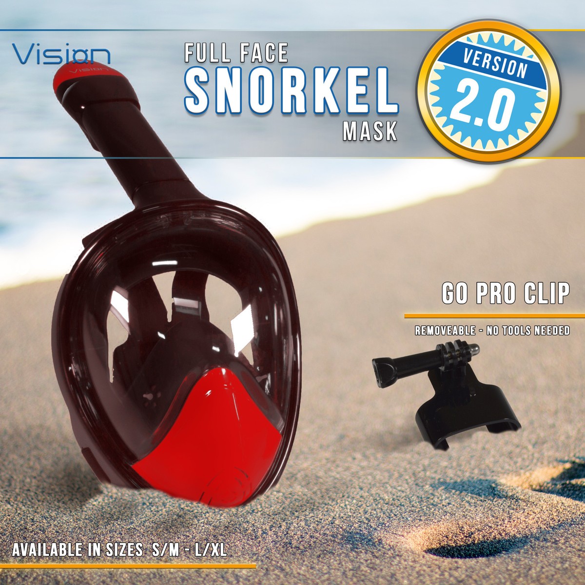 180° Anti-Fog Swimming Full Face Mask Surface Diving Snorkel