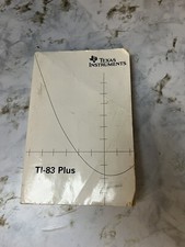 TI-83 Plus Edition Owner Manual User Guide Only TEXAS INSTRUMENTS GUIDEBOOK