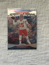 2024 Panini Prizm #1 Patrick Mahomes II Fireworks Kansas City Chiefs