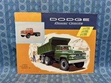 1958 Dodge Truck Model T700 T800 T900 Original Sales Brochure