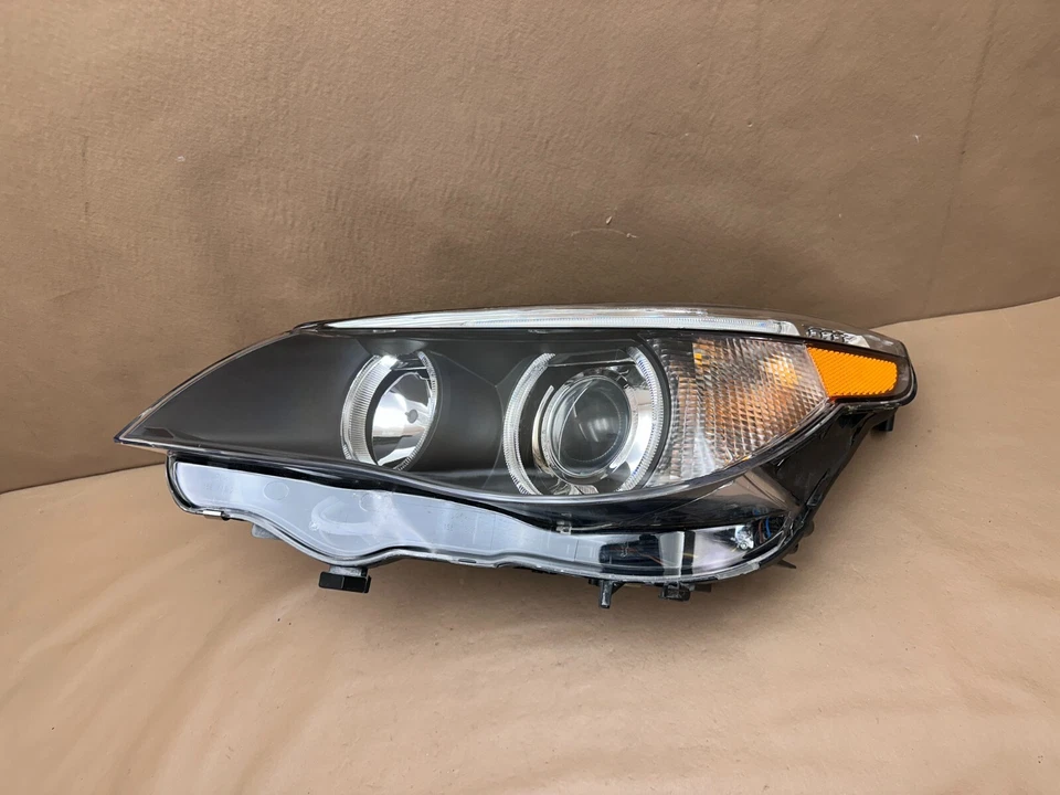 2004 2005 BMW E60 HEADLIGHT LEFT 525i 530i 545i OEM BI- XENON 63127166119 - Image 3 of 4