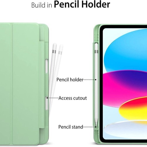 Smart Case For iPad 10/9/8/7/6/5th Gen Pro 11 12.9 Air 4/5th with Pencil Holder - Picture 23 of 51