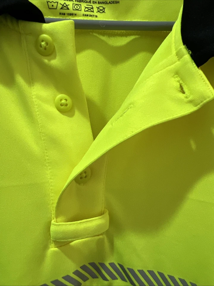 Polo 5.11 Tactical Bike Patrol Hombre XL Amarillo Negro Alta Visibilidad Foto 4 de 4