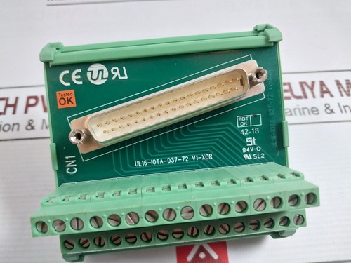 UL UL16-IOTA-D37-72 DIN Rail Terminal Block Female Connect 94V-0 - Picture 4 of 7