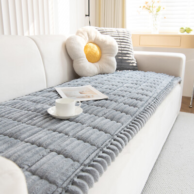Dicke Sofa überzug Weiches Kord Universal Couch überzug 2 3 4 Sitzer Sofabezug
