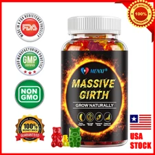 Male Enhancement Gummies XXXL Girth ENLARGER Longer Wider Bigger Natural Growth