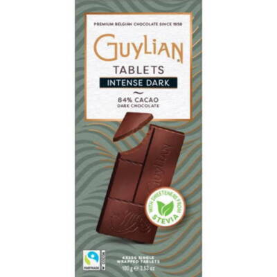 Guylian No-Sugar-Added 84% Dark Belgian Chocolate Bar