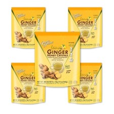 Prince of Peace Instant Lemon Ginger Honey Crystals Tea Pack of 5