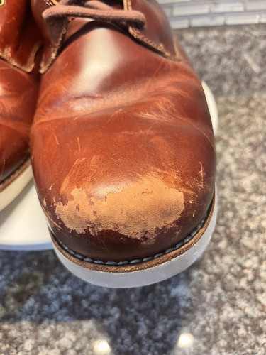 UGG HANNEN CORDOVAN LEATHER SHEEPSKIN BOOTS US 14 MEN /Vibram - Picture 3 of 19