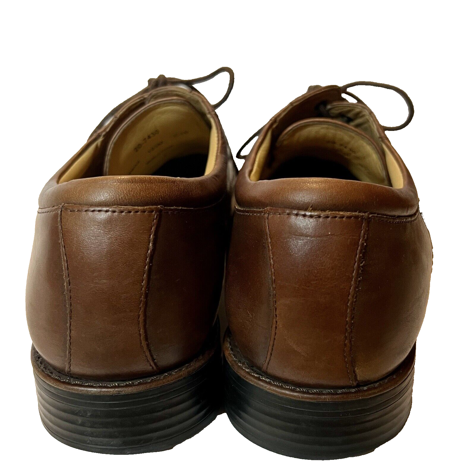 SAOLA Johnston & Murphy uomo Samford pelle di vitello marrone mocassino Oxford 20 7430 taglia 10 5 M