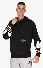 Adidas Adicolor Tricolor Trefoil Men's Hoodie Black Mens Small GN3570
