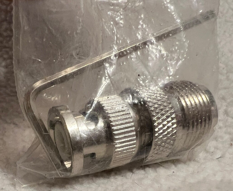 New Open Package BNC Male Crimp Connector RG59 RG62 small Allen wrench Coaxial