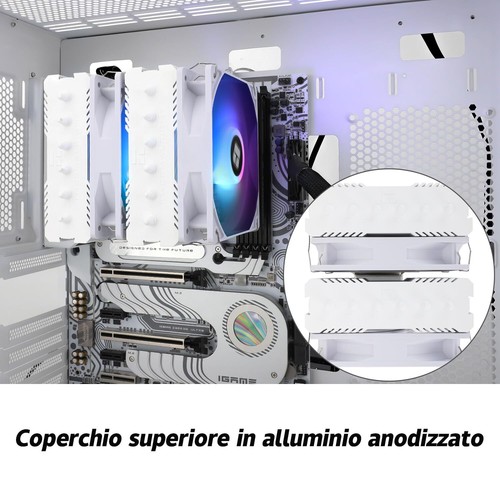 Peerless Assassin 120 SE ARGB Refroidisseur d'air CPU Blanc 6 caloducs Refroidisseur CPU Du... - Photo 6/7