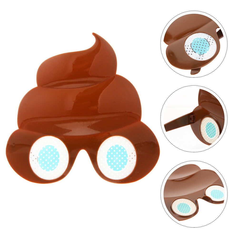 Poop Shaped Fun Novelty Sunglasses for Beach Themed Parties
