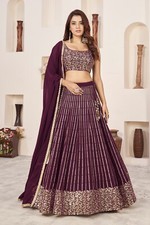 NEW HEAVY GEORGETTE LEHENGA CHOLI WITH NET DUPATTA FOR RECEPTION PARTY