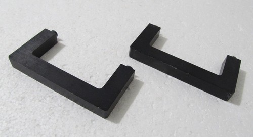 3U Aluminum Rack Mount Handles w/ Screws - Equipment Amplifier Black