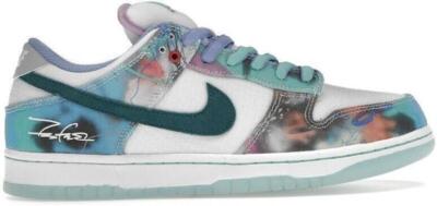Size 9 - Nike Futura Laboratories x Dunk SB Low Bleached Aqua