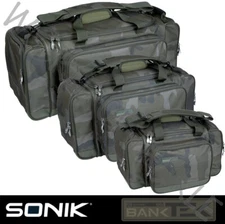 Sonik Carp Fishing Carryall Bank-Tek Holdall Tackle Bag Compact Medium or Large