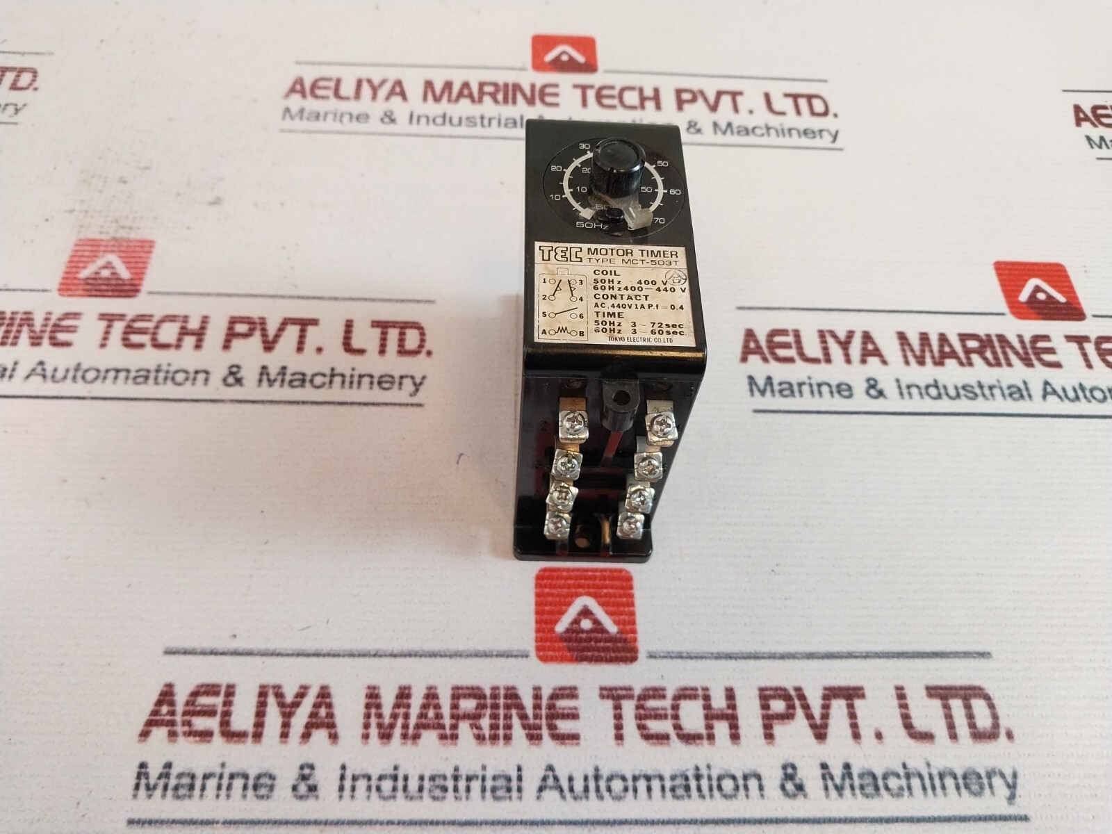 Tokyo Electric MCT-503T Motor Timer 50Hz 400V
