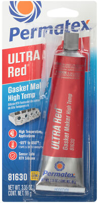 PERMATEX ULTRA RED RTV SILICONE 3.5OZ 12/CASE 81630 NEW