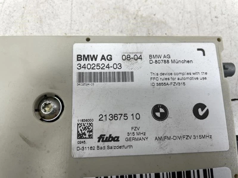 2005 BMW X3 E83 AMPLIFICADOR DE ANTENA DE RÁDIO FABRICANTE DE EQUIPAMENTO ORIGINAL+ - Imagem 3 de 4