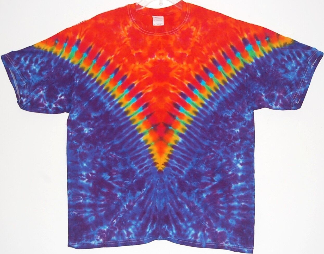 Adult TIE Chicago Mall DYE Funky Fire Courier shipping free shipping V T 6X grate hippie Shirt art custom 5X