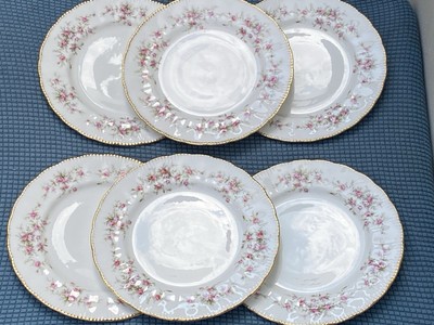 6 x HM Termin Paragon Victoriana Rose große Essteller 10,5'' alle 1.