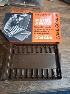 Vtg. MTM Case Gard Ammo Wallet, Cartridge Case For .44 Mag