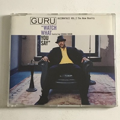 Guru - Watch What You Say CD Single 1995   cdcool 308 EX/EX
