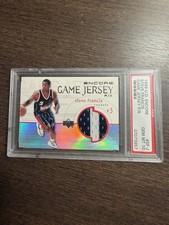 1999 UPPER DECK  ENCORE STEVE FRANCIS RC GAME JERSEY F/X PSA 10 POP 1
