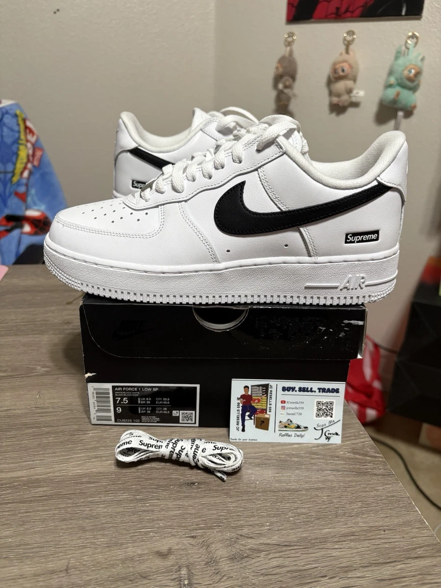 Nike Air Force 1 Supreme White for Sale | Authenticity Guaranteed