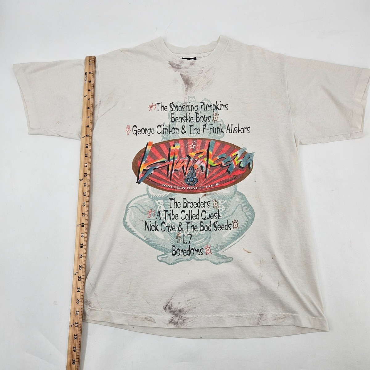 Vintage Lollapalooza 1994 Shirt Size XL Giant Single Stitch