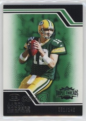 2008 Topps Triple Threads Emerald 51/149 Aaron Rodgers #25 1ou7