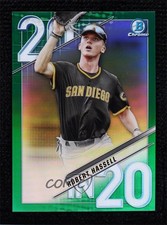 2020 Bowman Draft 20 in '20 Green Refractor 53/99 Robert Hassell III uk2