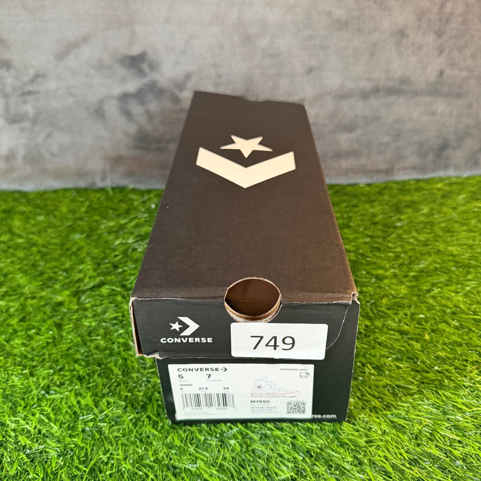 Converse Chuck Taylor All Star Hi Optical White Canvas Sneakers M7650 Womens 7 thumbnail 13