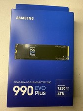 Samsung SSD 990 EVO Plus 4TB, PCIe Gen 4x4 | 5x2 M.2 2280, Up to 7,250 MB/s