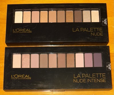 Lot Of 2 L'OREAL   La PALETTE   Nude #111 and  Nude INTENSE # 112
