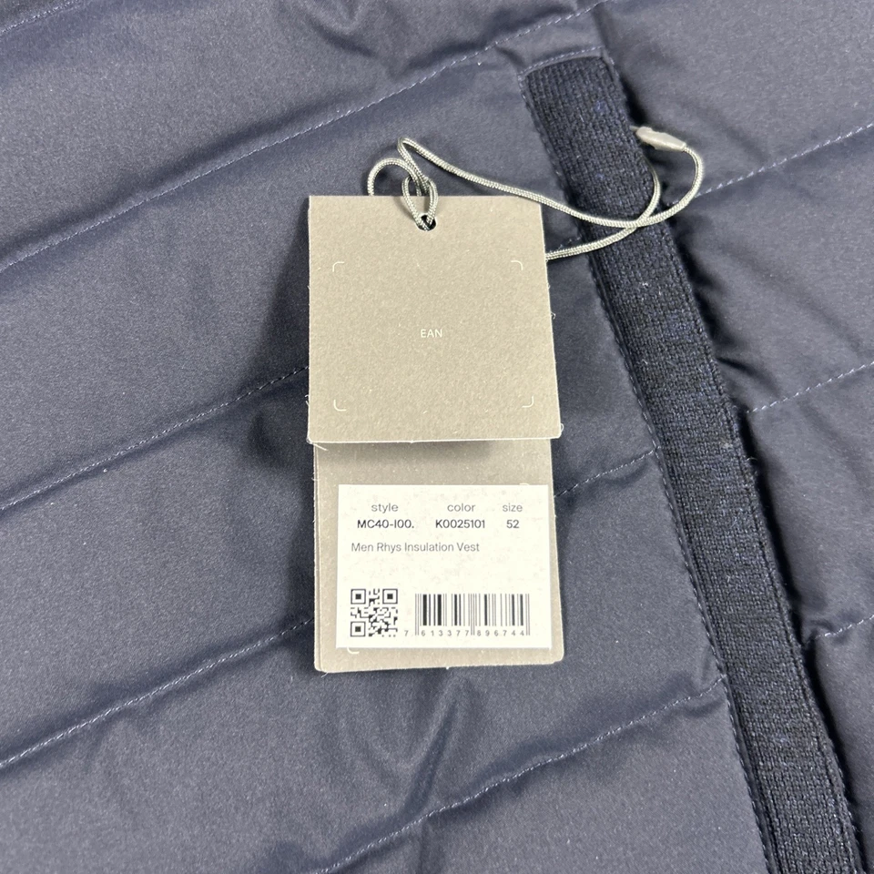 KJUS Vest Rhys Down 400 Fill Power Large 52 Atlanta Wool Polyester NWT MSRP $510 - Image 2 of 4