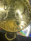 1776-1976 D Bicentennial Gold Plated Eisenhower Dollar and Washington Quarter — photo 5