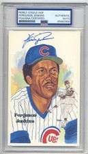 FERGIE JENKINS  AUTOGRAPHED PEREZ STEELE POST...