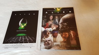 ALIEN 1979 ULTIMATE GUIDE SIGNED HARDBACK AND SOFTBACK BOTH WITH ART PRINTS