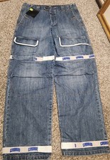 Vintage Marithe Francois Girbaud Men  s 34x32 Jeans Y2K Hip Hop Baggy Strap MFG