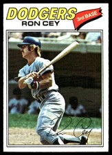 Ron Cey 1977 Topps #14 Los Angeles Dodgers MLB READ FREE SHIPPING AutographDen